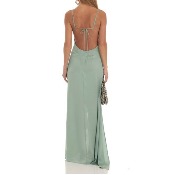 High Slit Maxi Dress - Picture 3 of 6